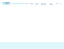 Tablet Screenshot of milliemaxwell.com